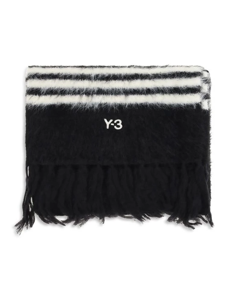 Black Recycled Polyamide Scarf
