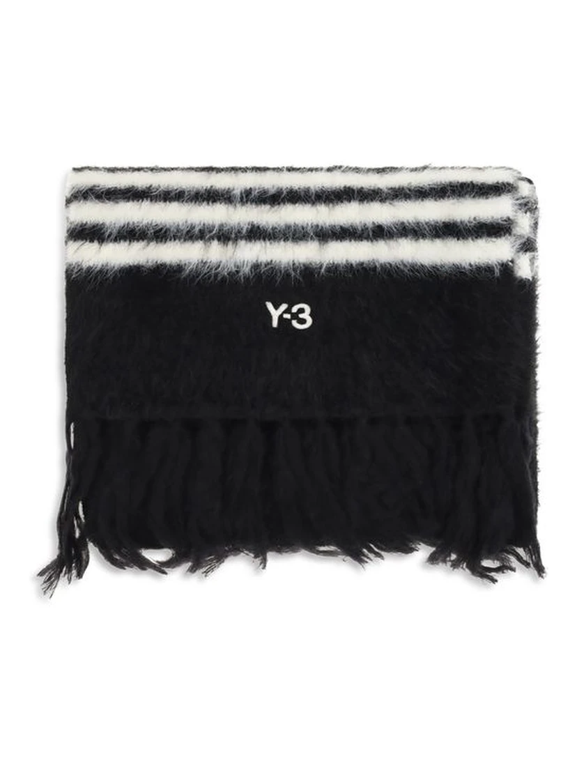 Black Recycled Polyamide Scarf