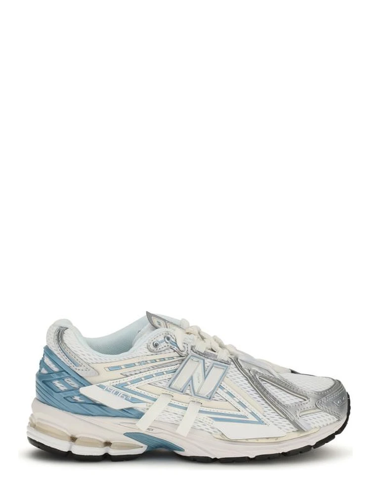 White Fabric Athletic Sneakers