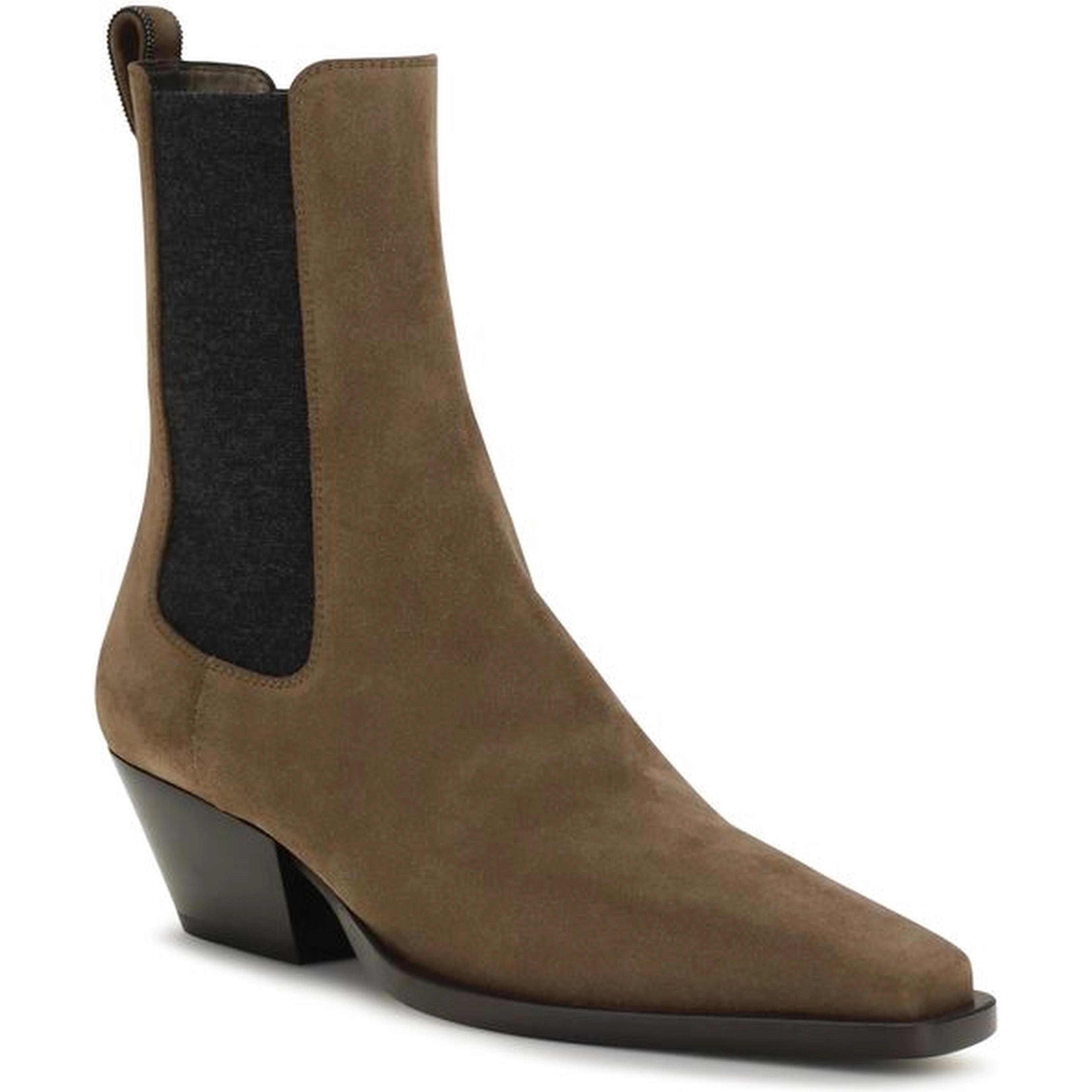 Brown Calf Leather Bos Taurus Ankle Boots
