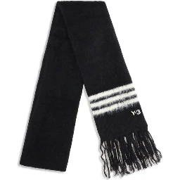 Black Recycled Polyamide Scarf