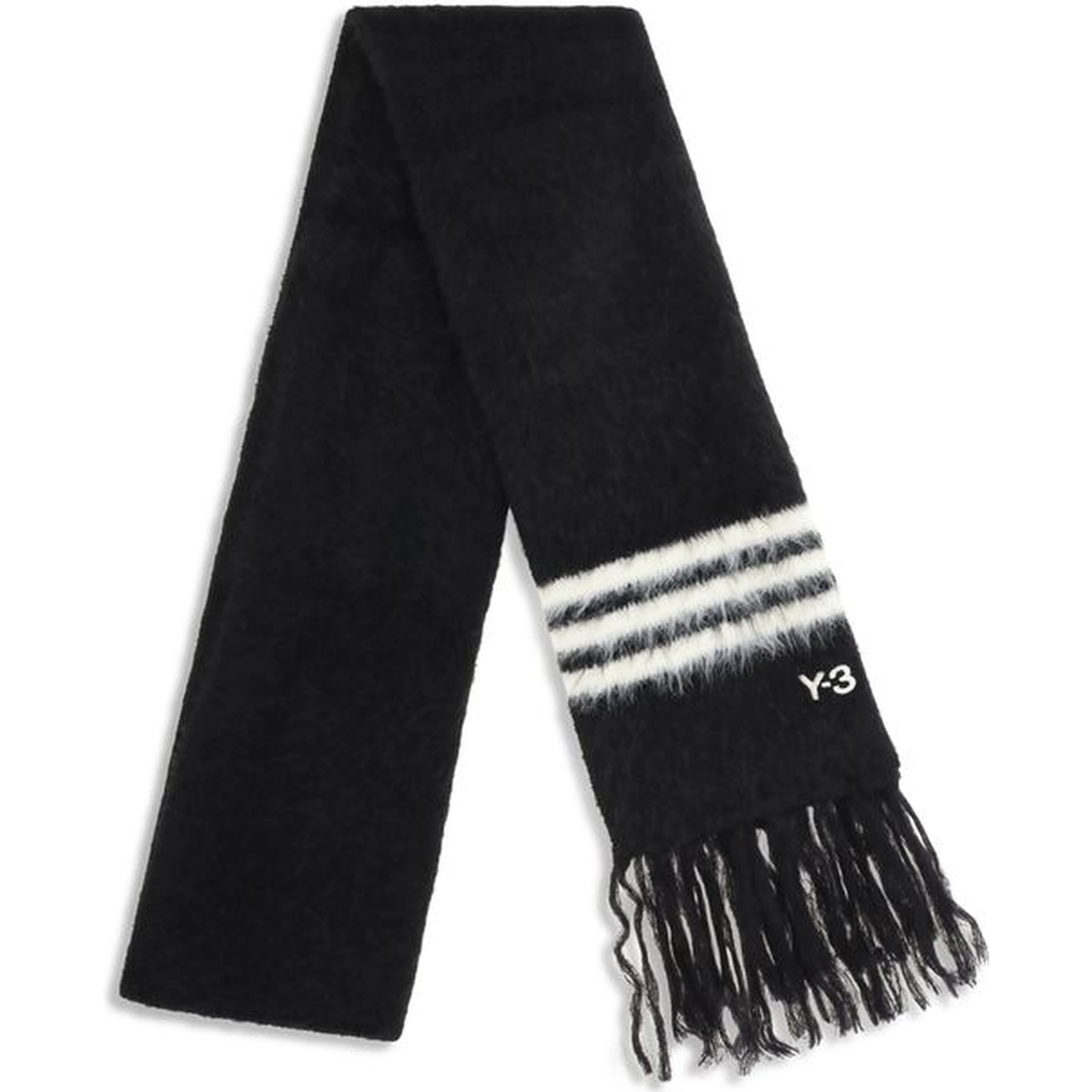 Black Recycled Polyamide Scarf