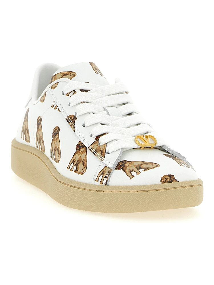 White Calfskin Low Top Sneakers alternative