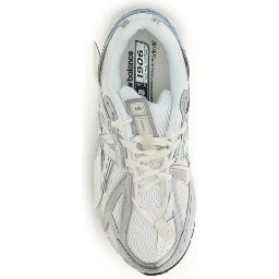 White Fabric Athletic Sneakers