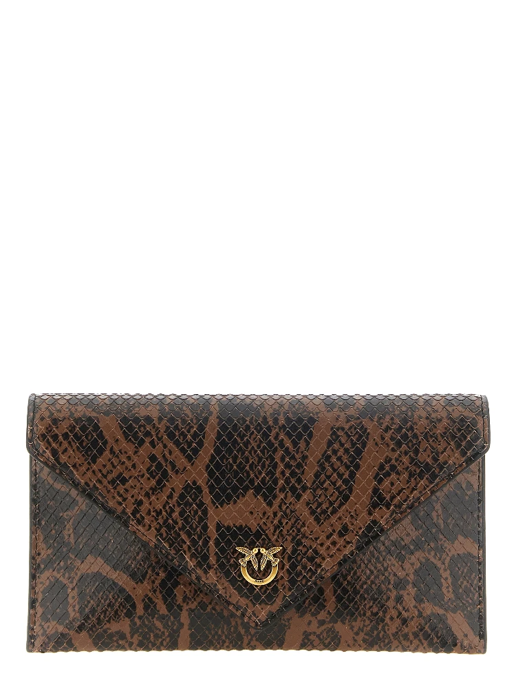 Brown Calfskin Clutch Bag