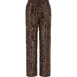 Brown Viscose Dress Pants