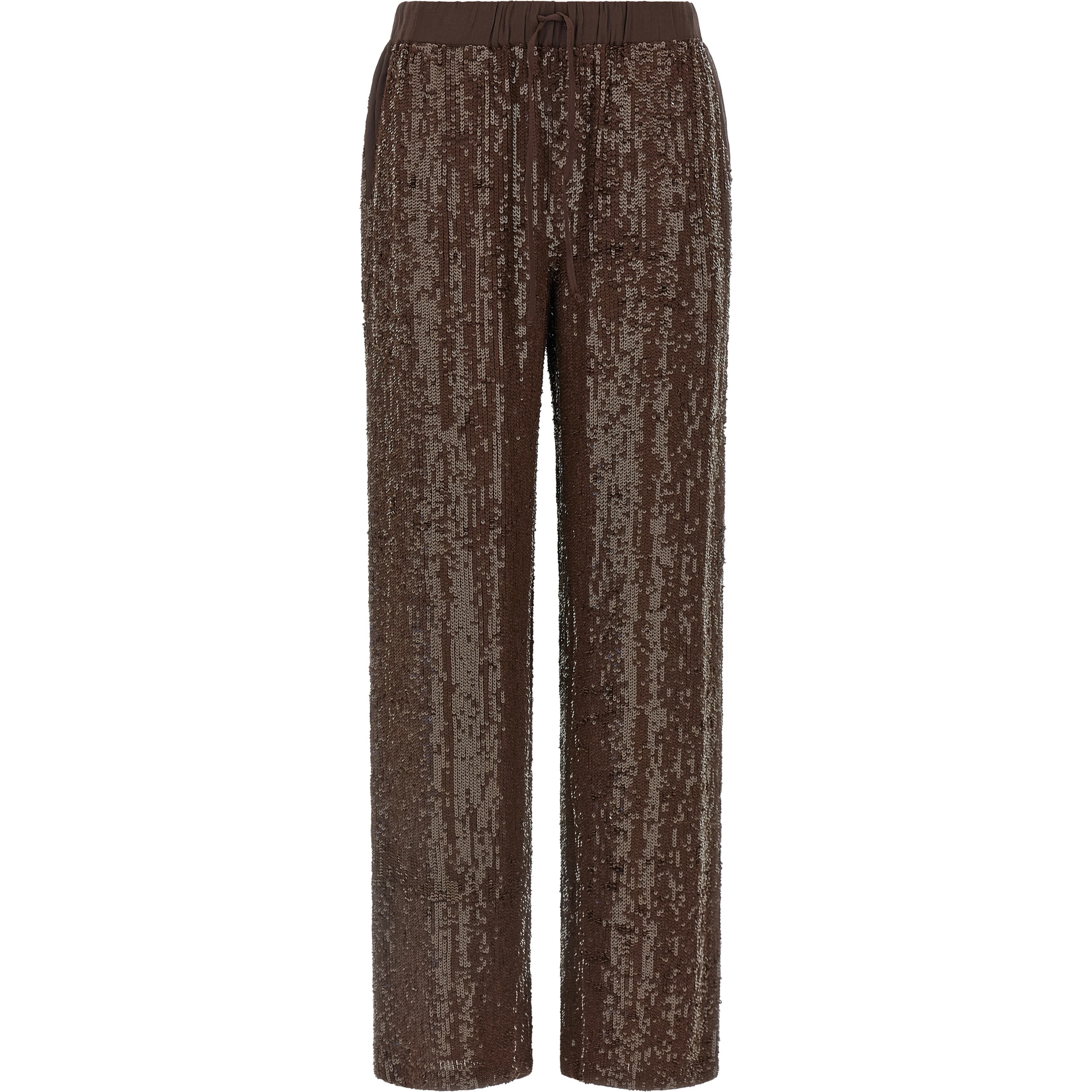 Brown Viscose Dress Pants