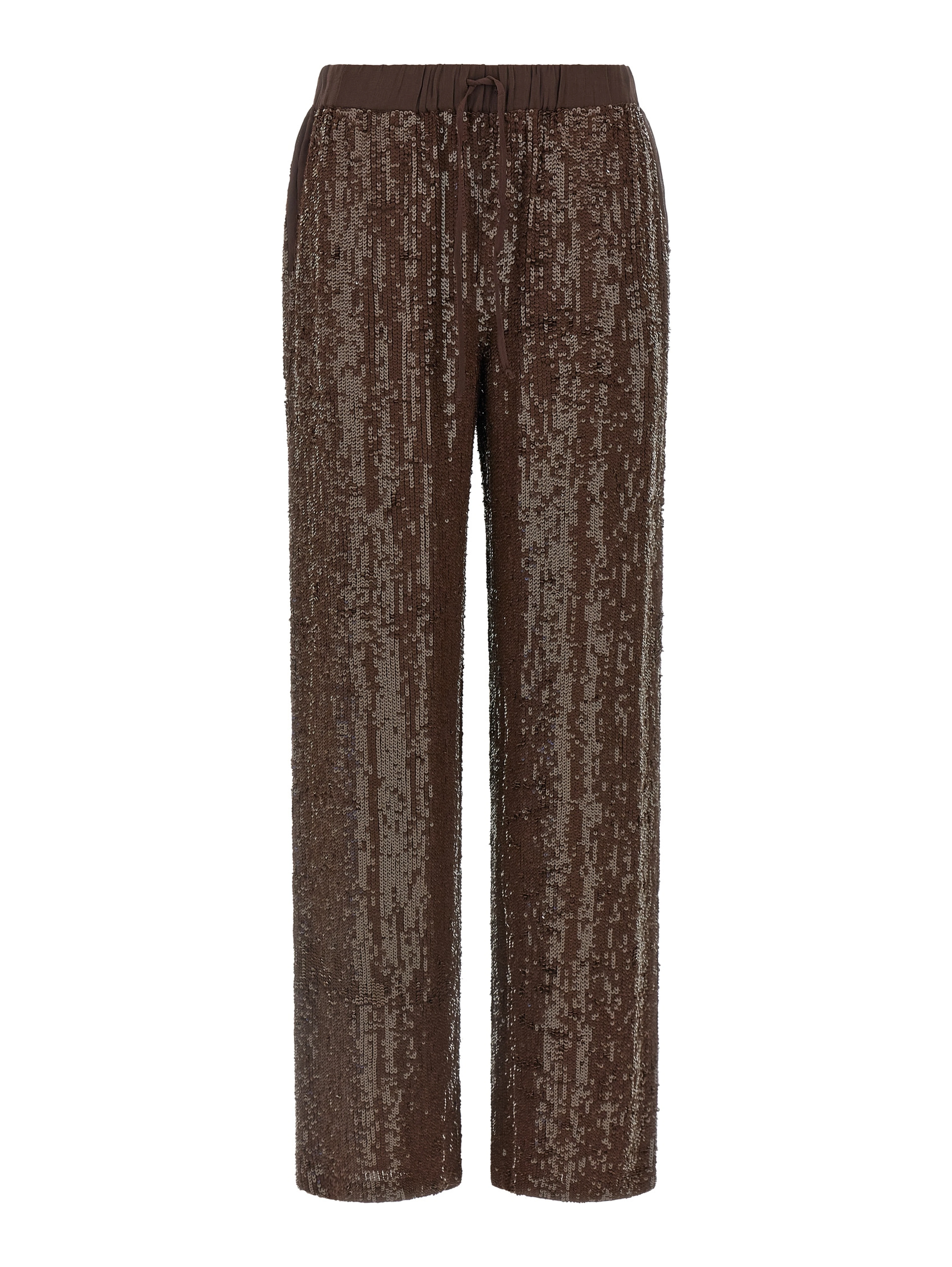 Brown Viscose Dress Pants