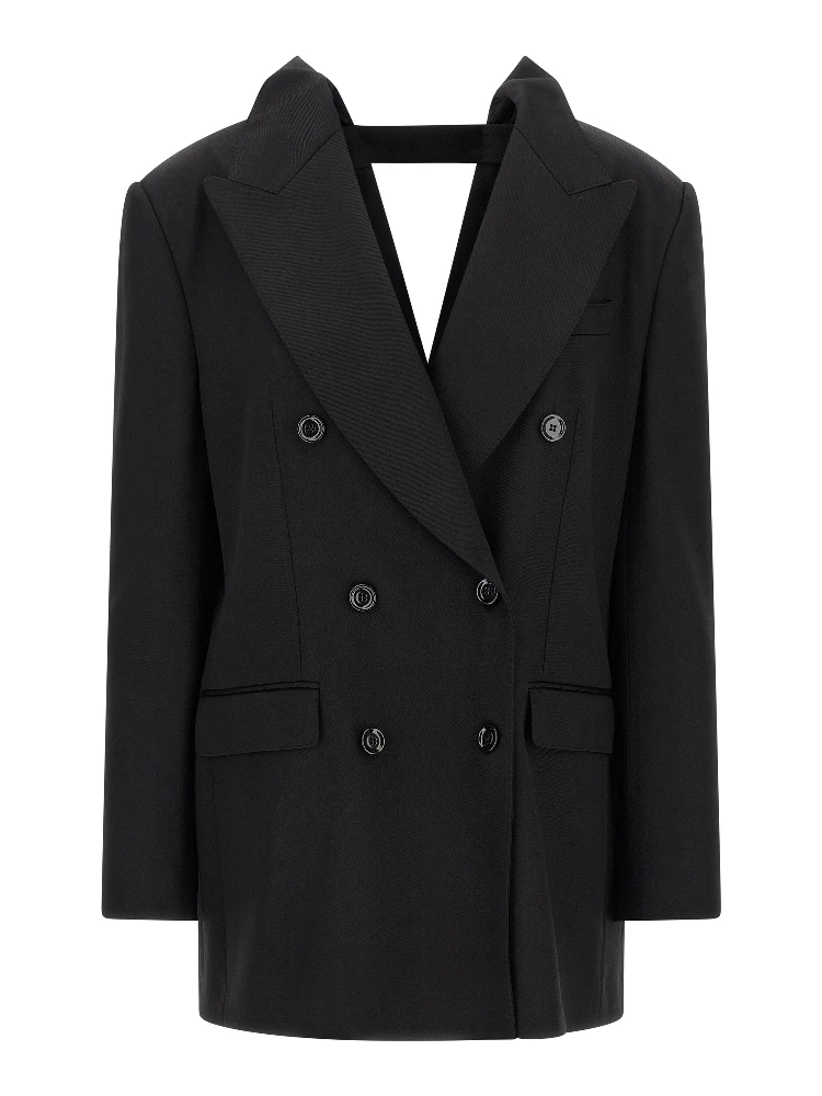 Black Virgin Wool Blazer