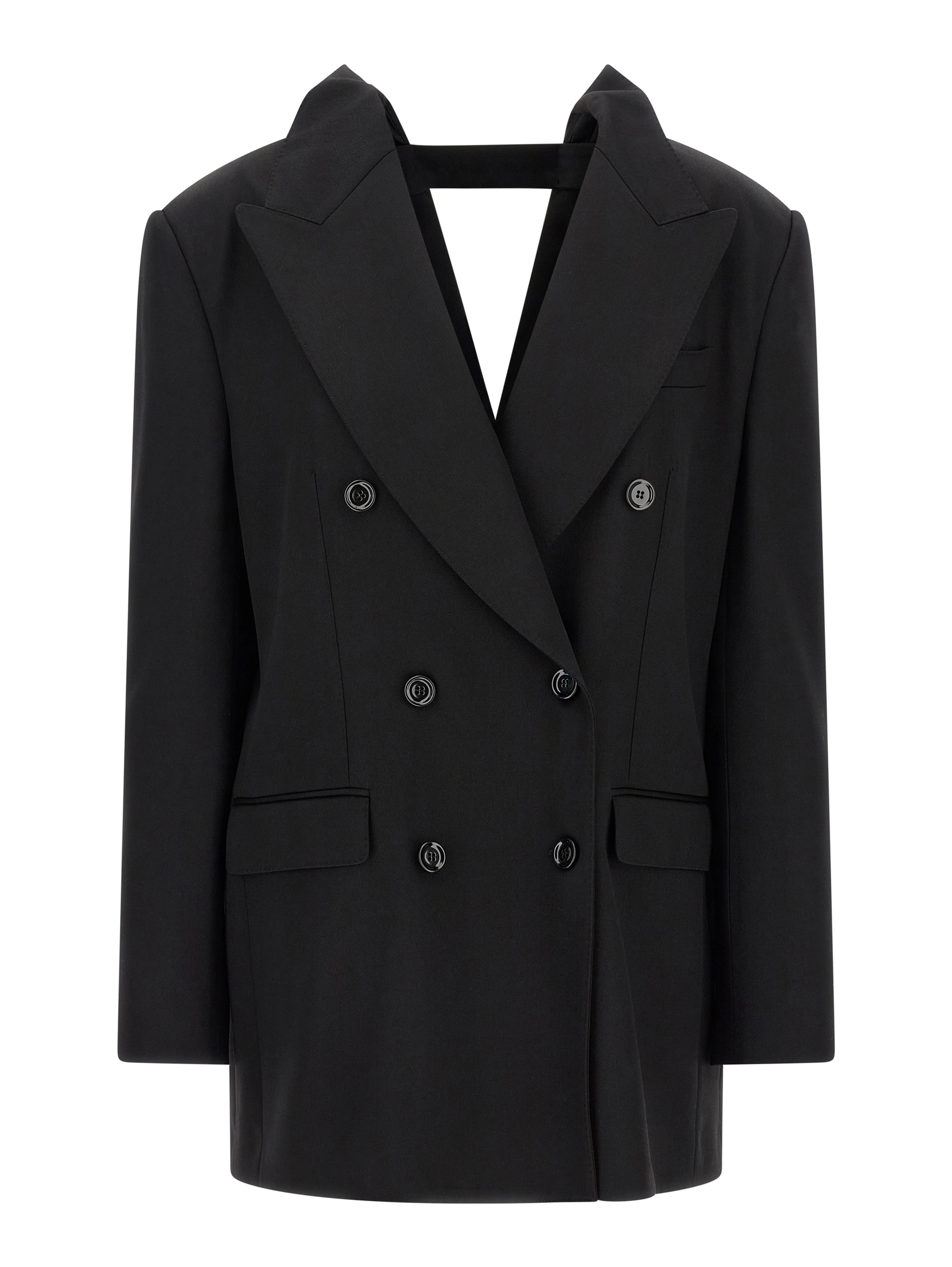 Black Virgin Wool Blazer