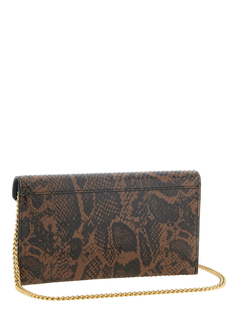 Brown Calfskin Clutch Bag