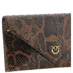 Brown Calfskin Clutch Bag