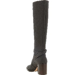 Brown Calfskin Over The Knee