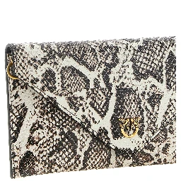Beige Calfskin Clutch Bag