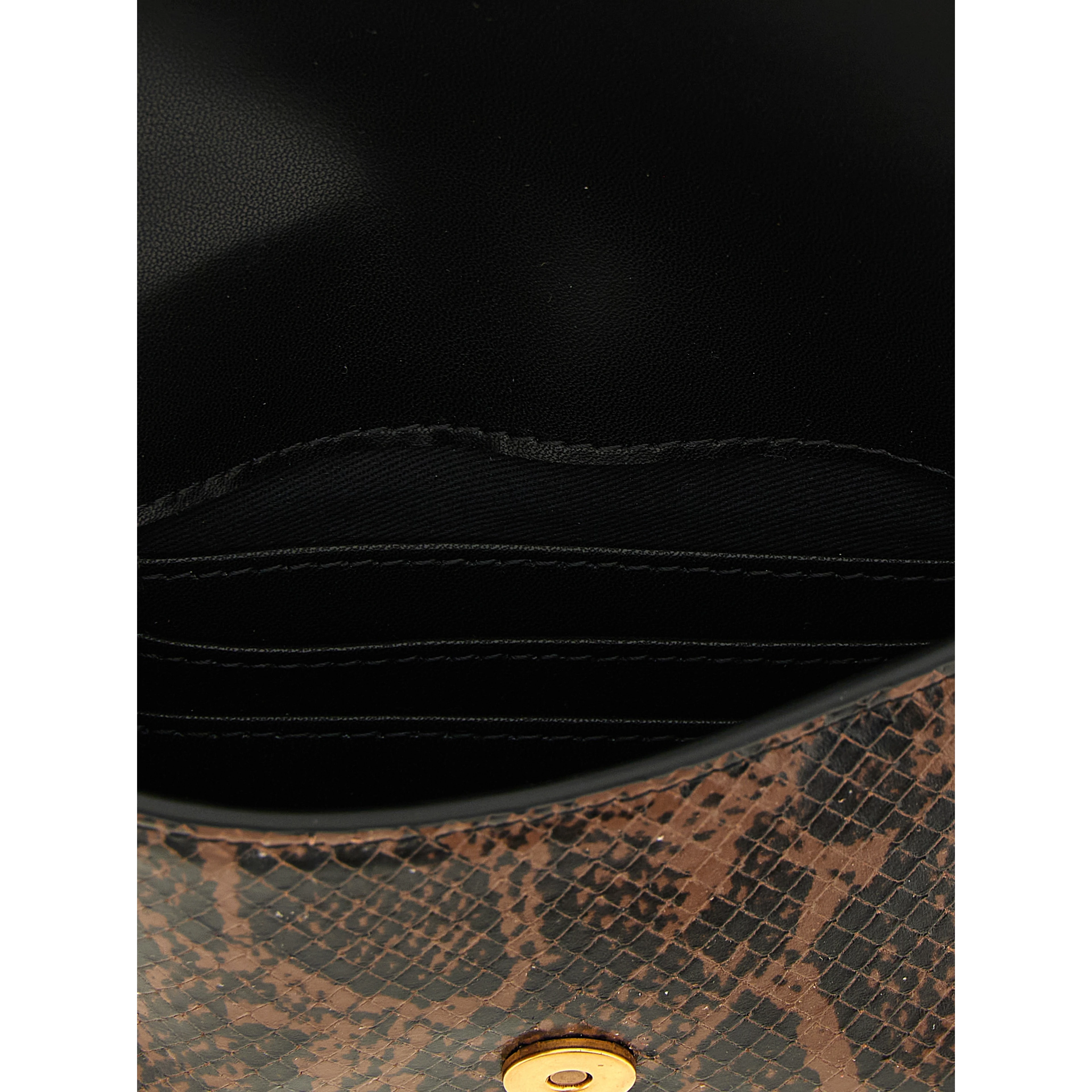 Brown Calfskin Clutch Bag