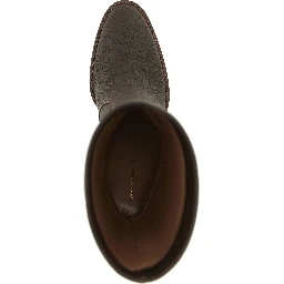 Brown Calfskin Over The Knee