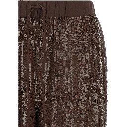 Brown Viscose Dress Pants