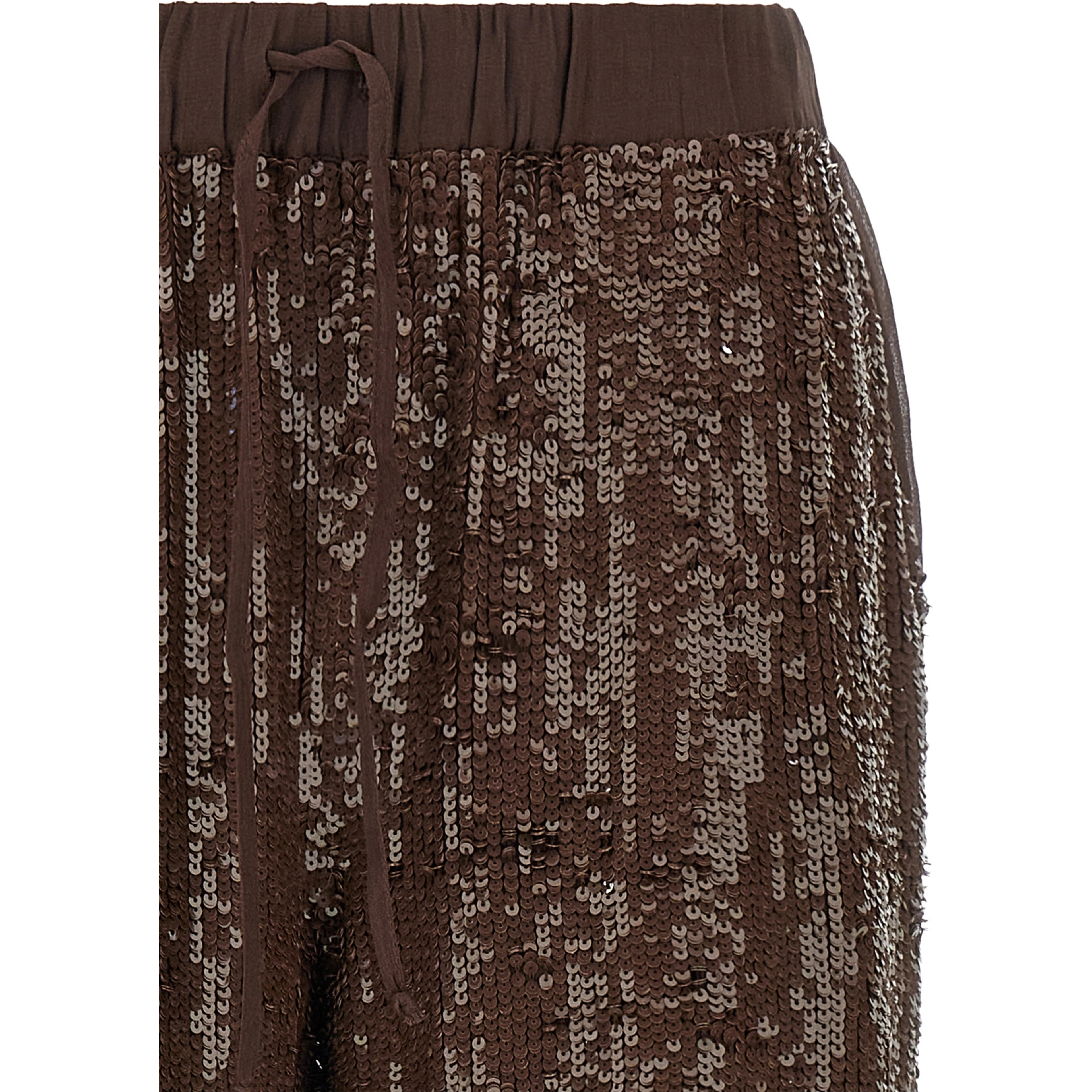 Brown Viscose Dress Pants