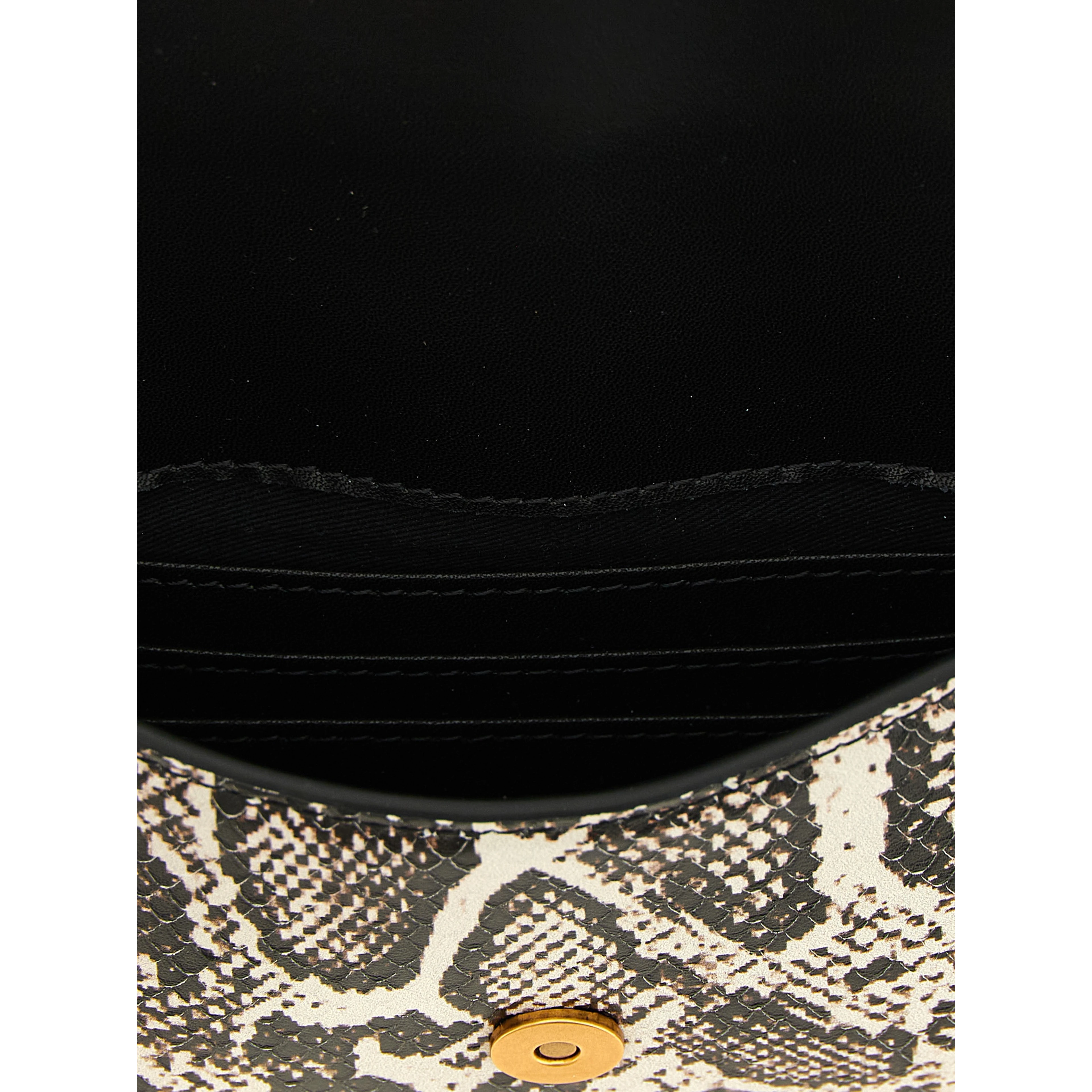 Beige Calfskin Clutch Bag