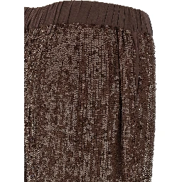 Brown Viscose Dress Pants