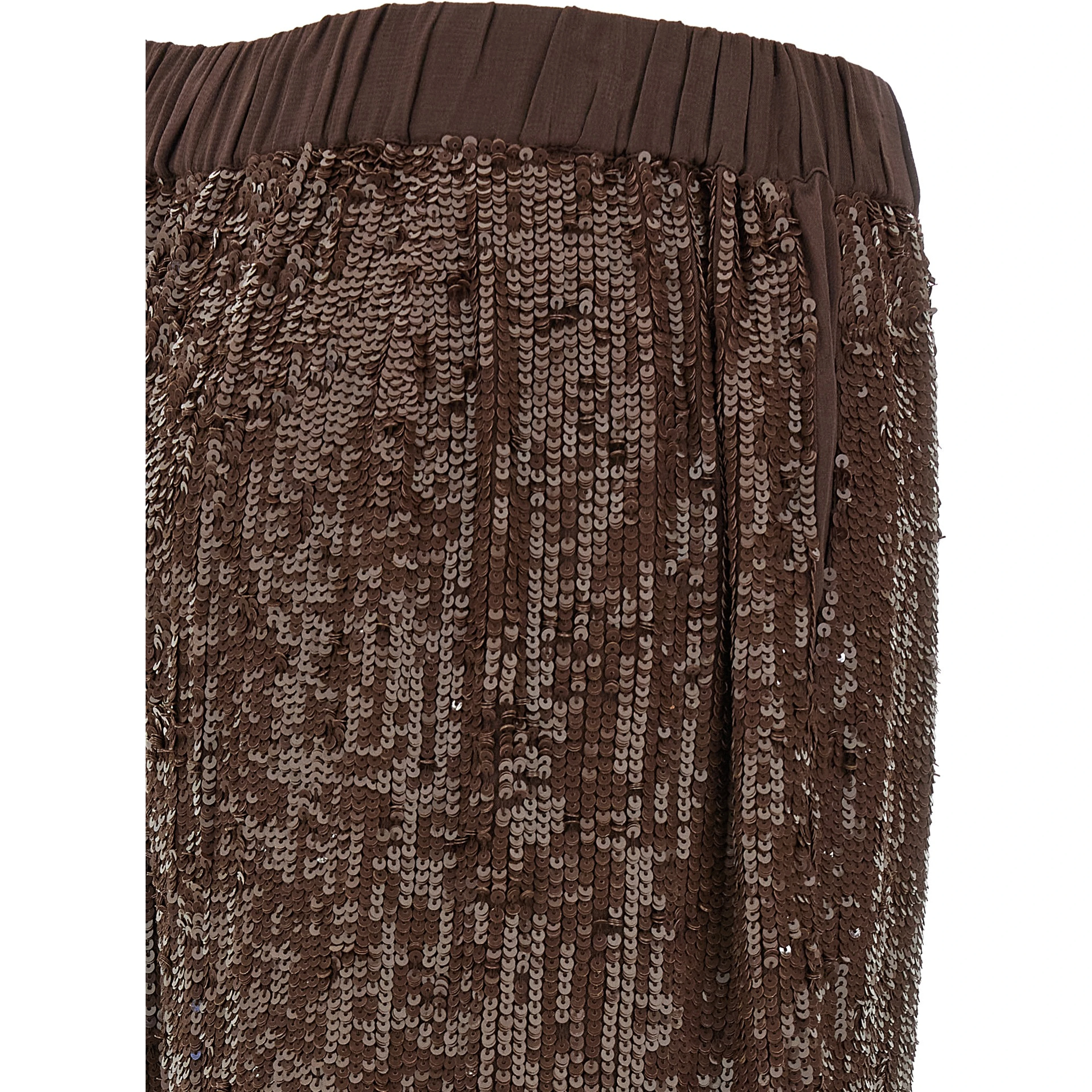 Brown Viscose Dress Pants