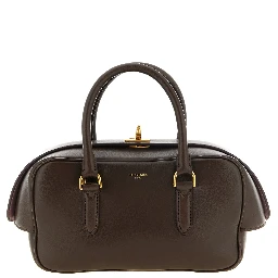 Brown Lamb Leather Handbag