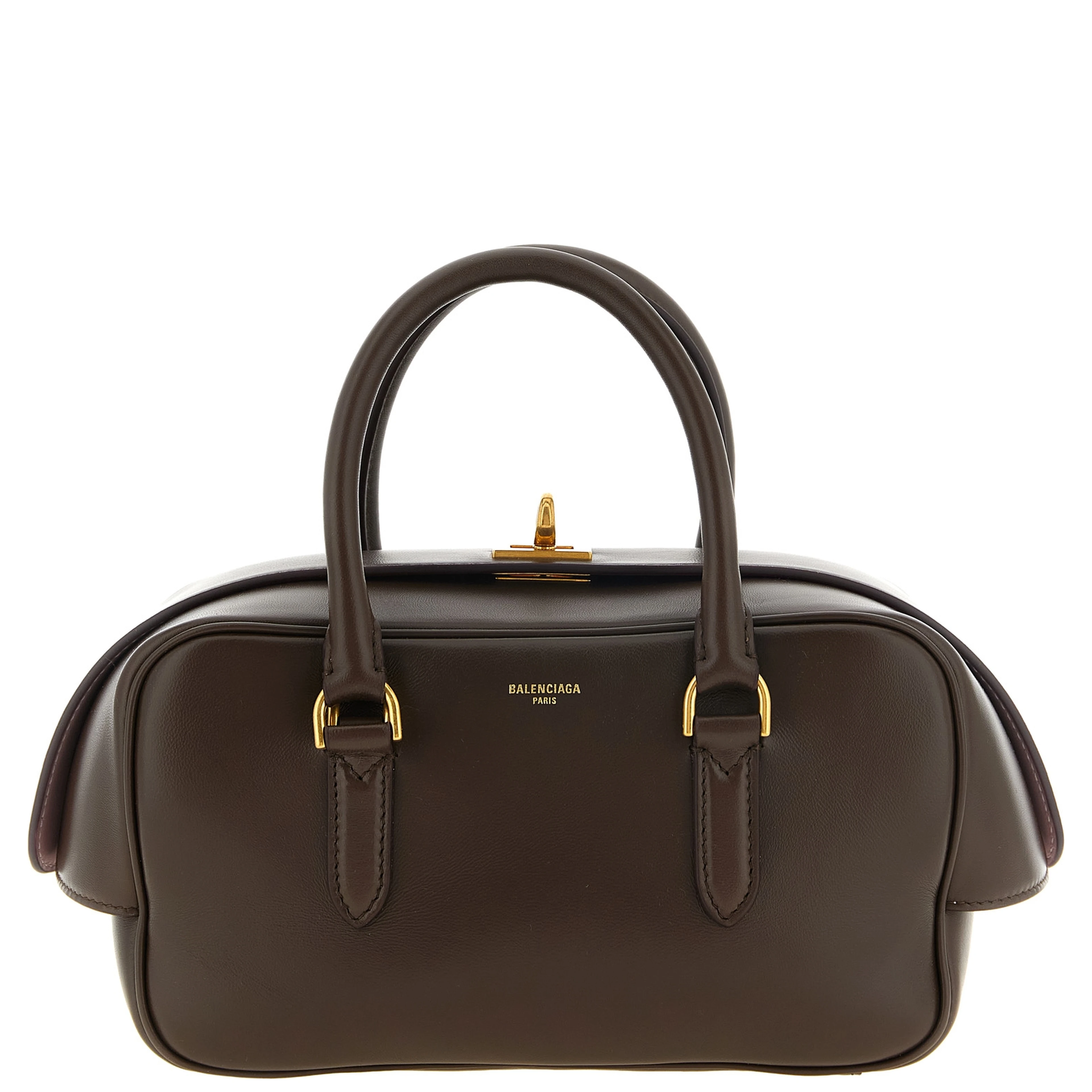 Brown Lamb Leather Handbag