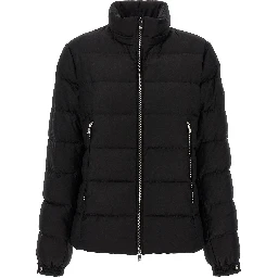 Black Wool Full-Length Jacket