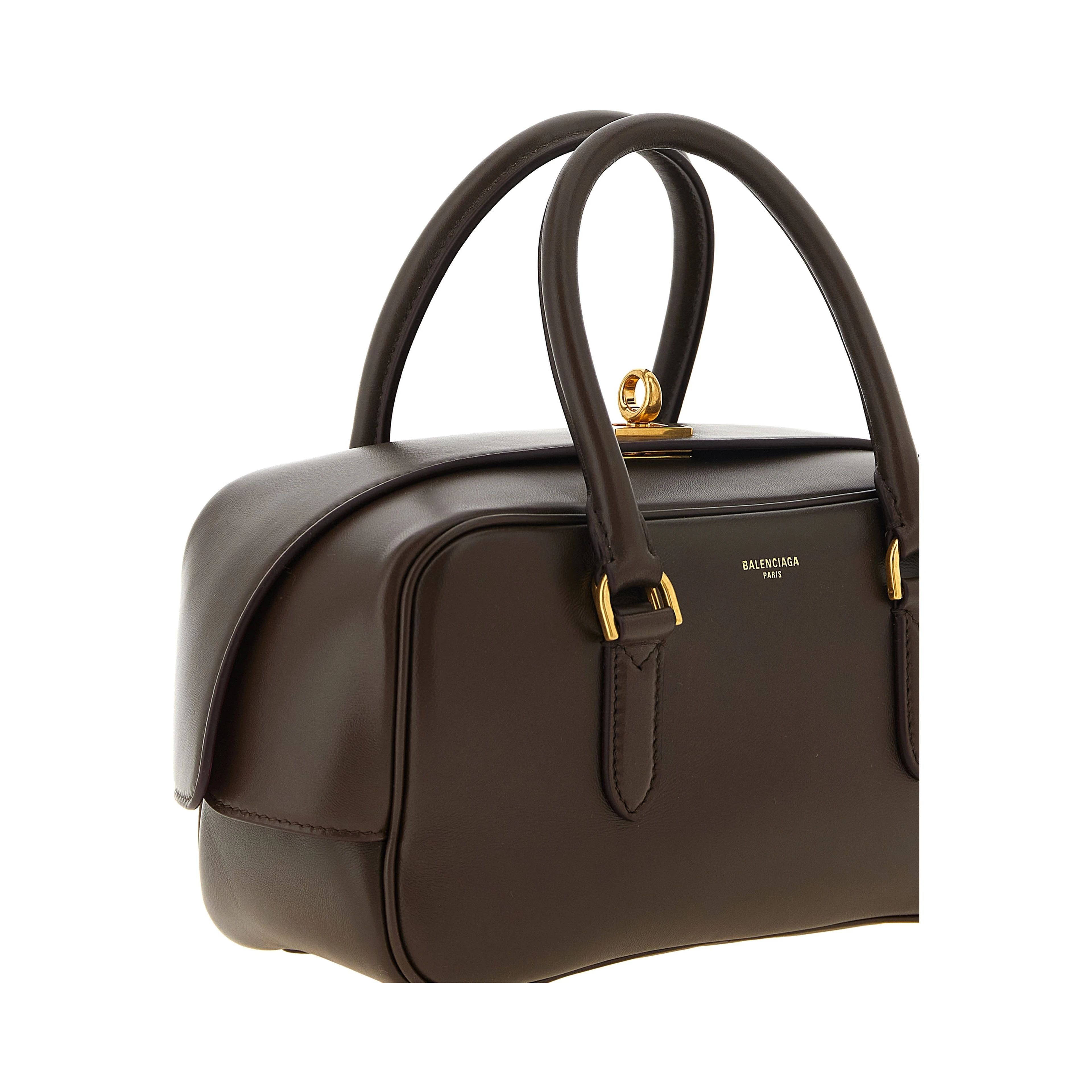 Brown Lamb Leather Handbag