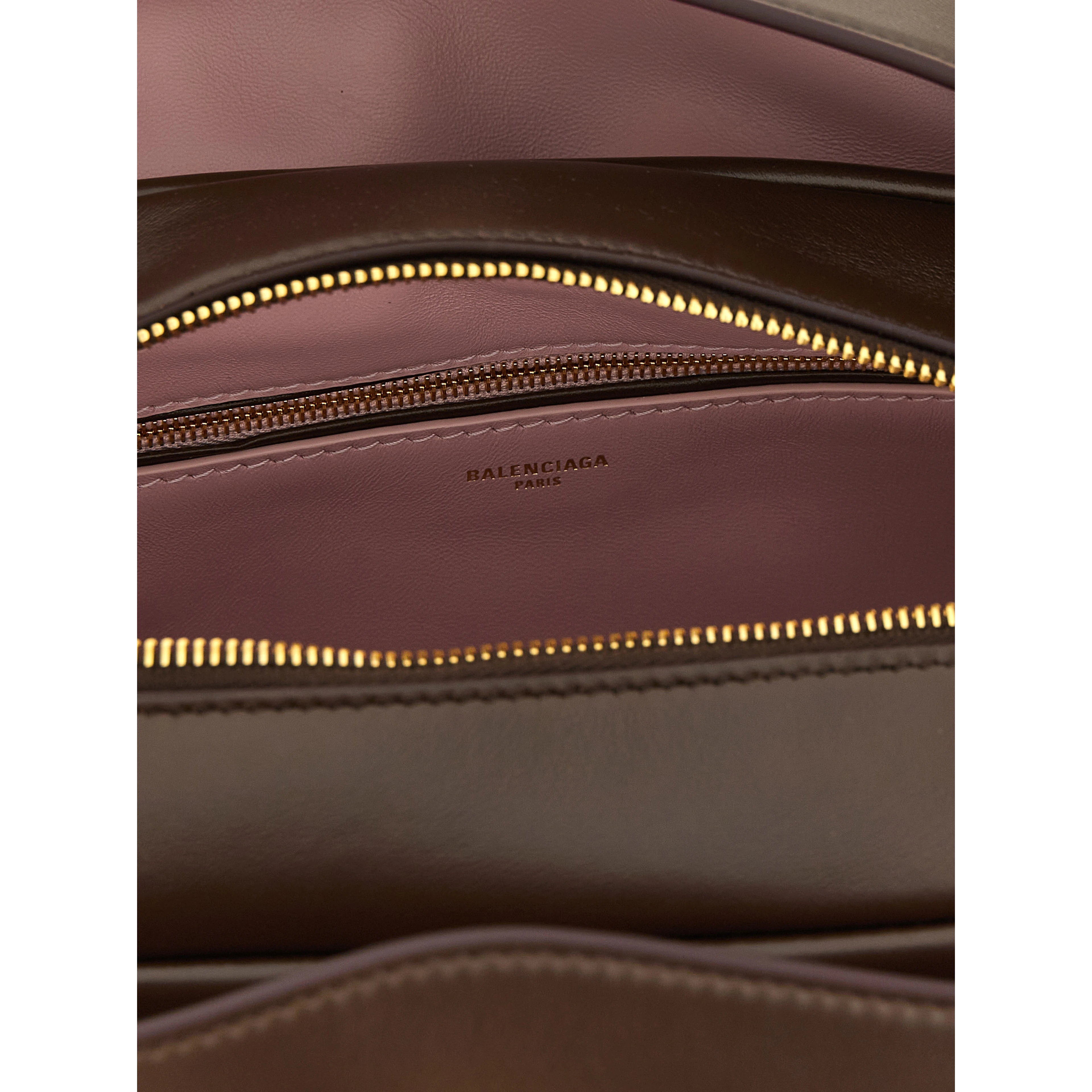 Brown Lamb Leather Handbag