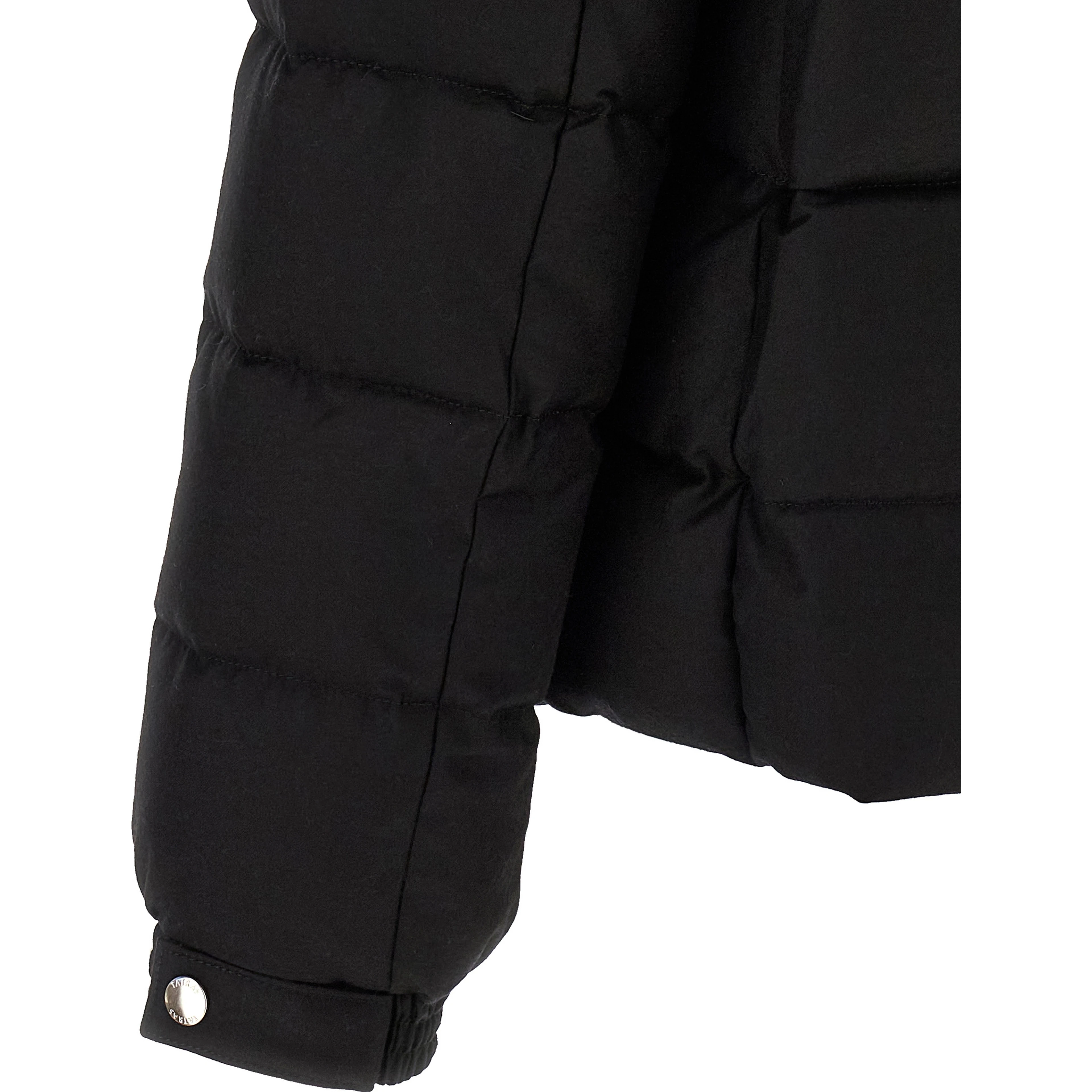 Black Wool Full-Length Jacket