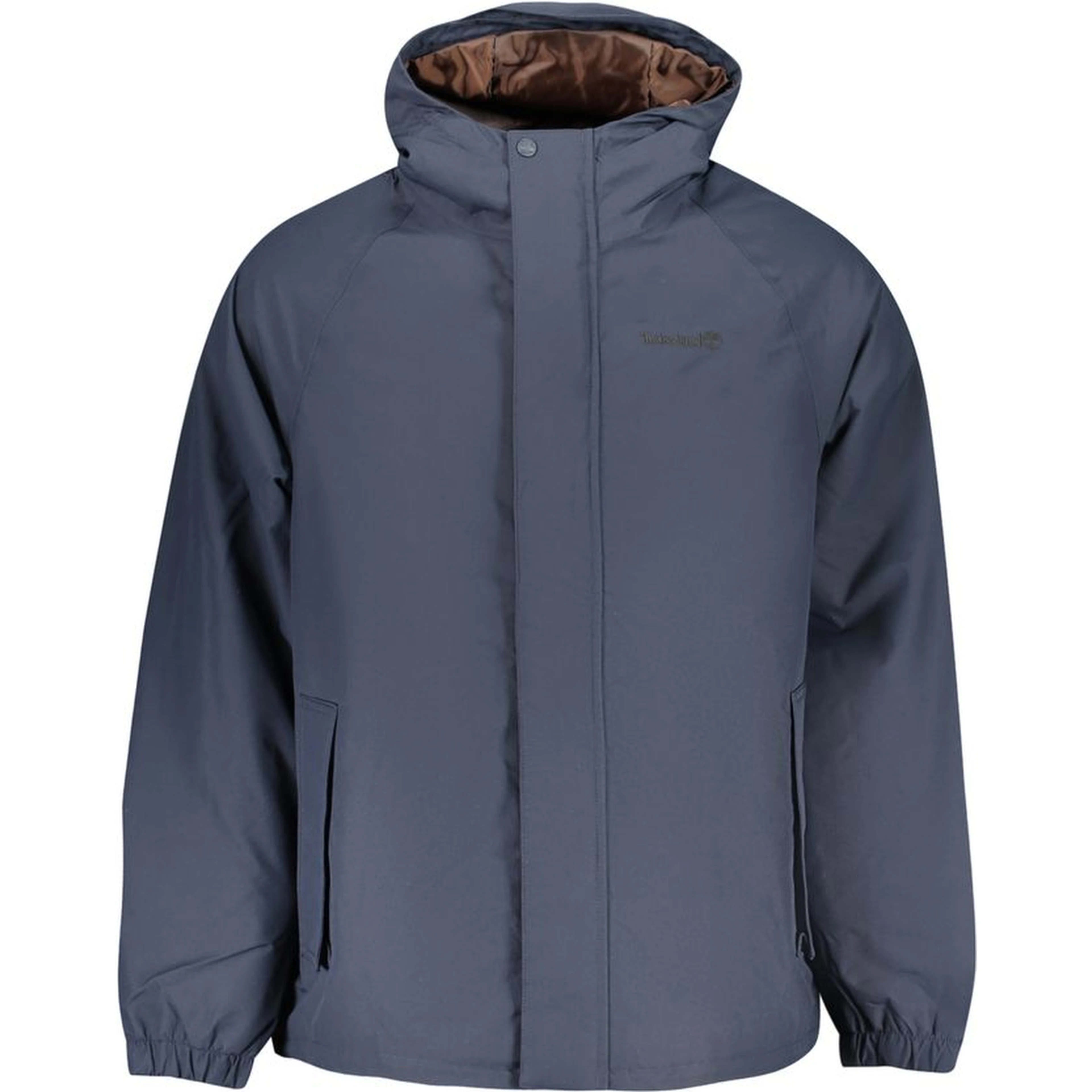 Blue Polyester Shell Jacket