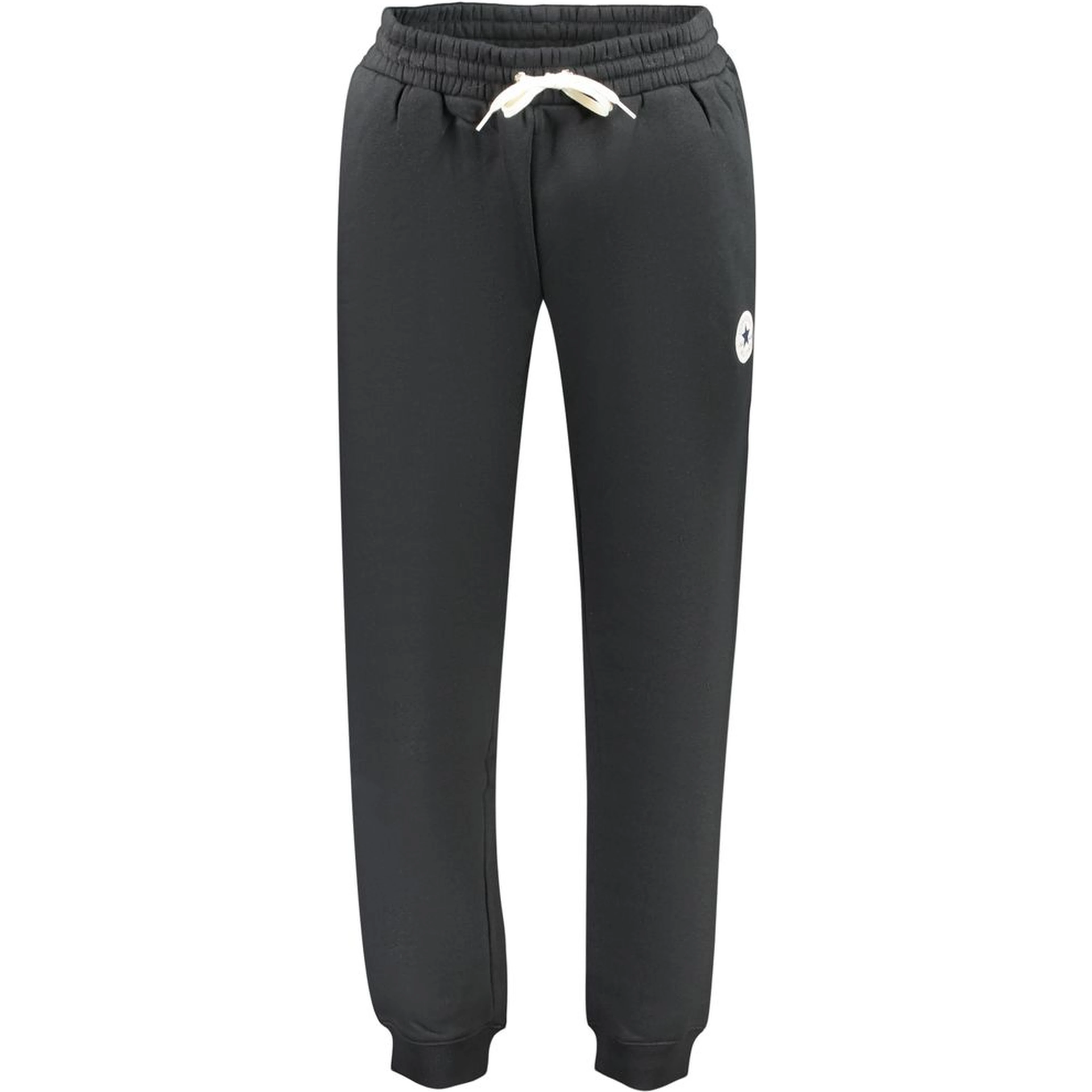 Black Cotton Athletic Pants