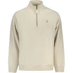 Beige Cotton Sweatshirt