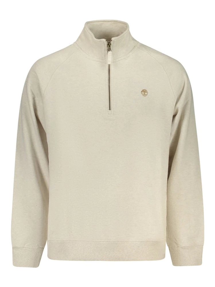 Beige Cotton Sweatshirt