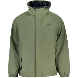 Green Polyester Shell Jacket