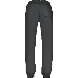 Black Cotton Athletic Pants