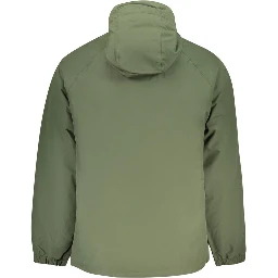 Green Polyester Shell Jacket