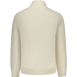 Beige Cotton Sweatshirt