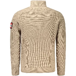 Beige Wool Turtleneck