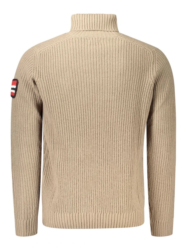 Beige Wool Turtleneck alternative