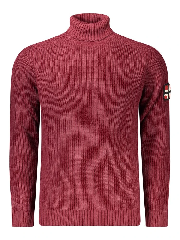 Red Wool Turtleneck