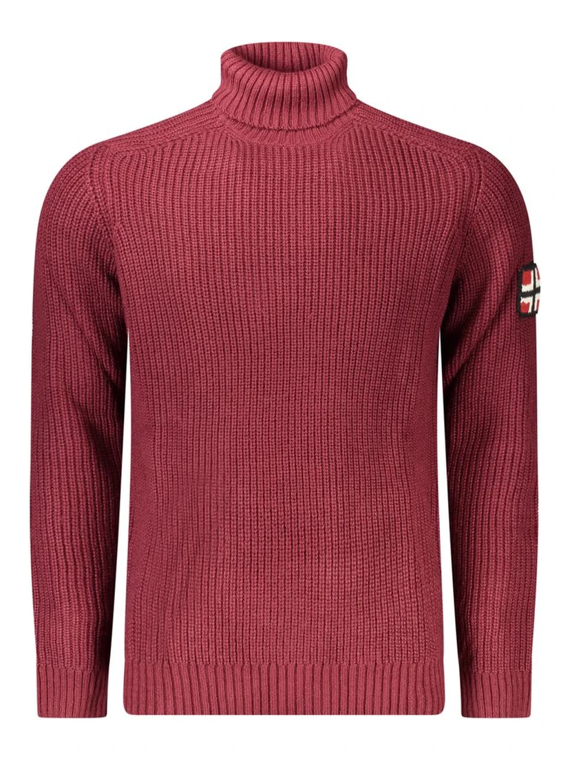 Red Wool Turtleneck
