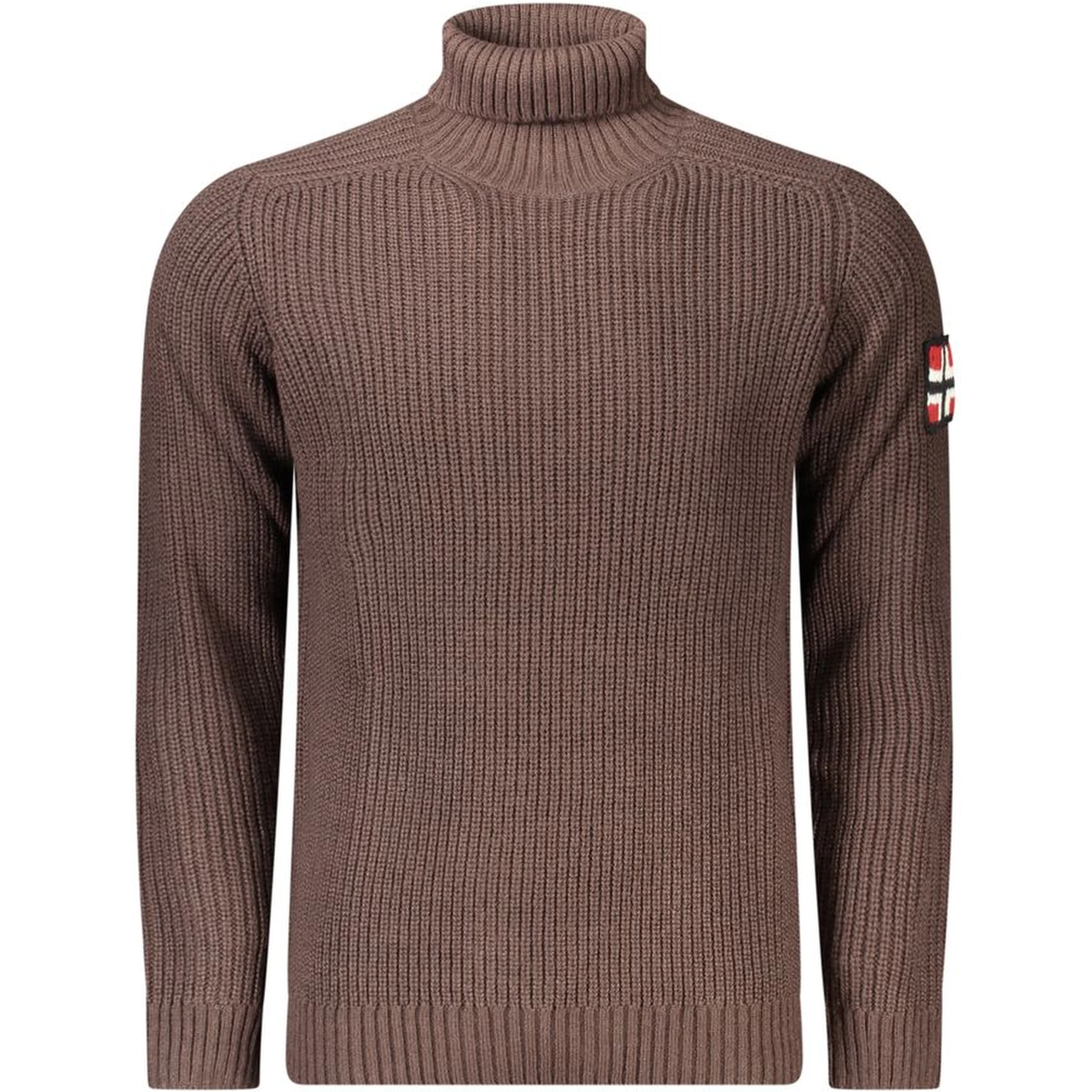 Brown Wool Turtleneck