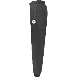 Black Cotton Athletic Pants