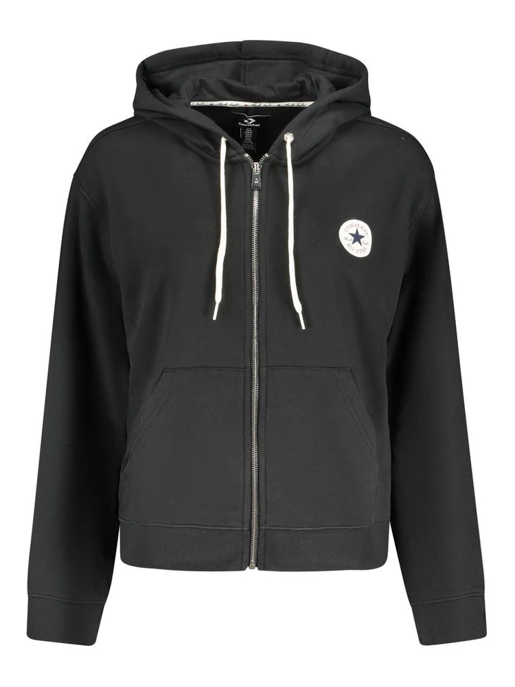 Black Cotton Sweatshirt