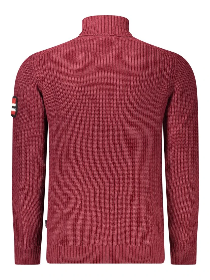 Red Wool Turtleneck