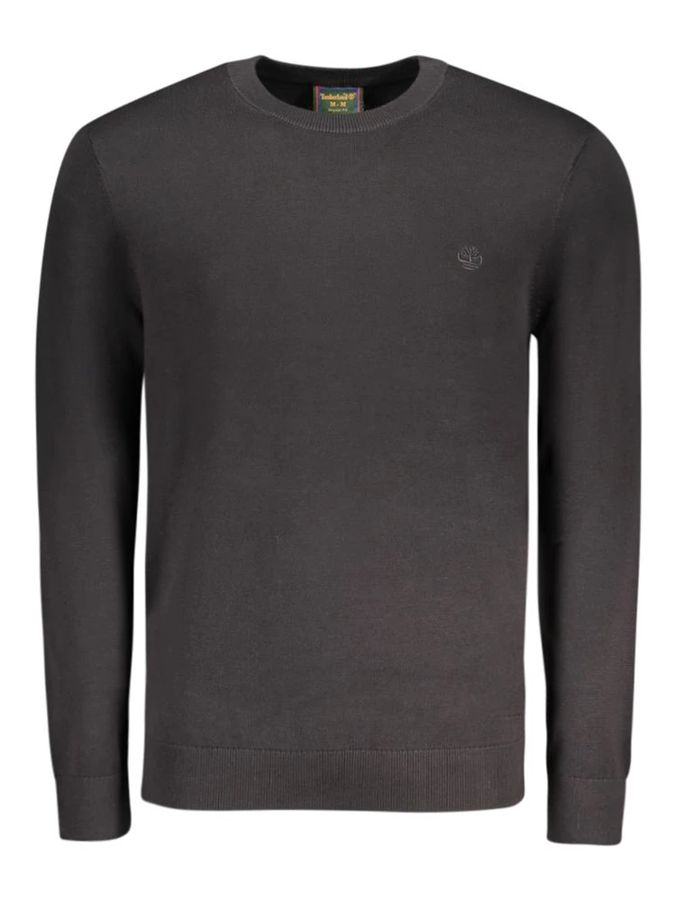 Black Cotton Sweatshirt