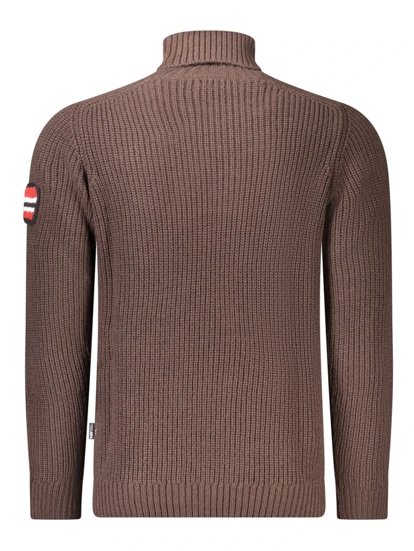 Brown Wool Turtleneck