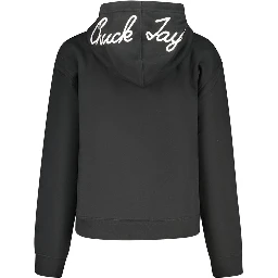 Black Cotton Sweatshirt